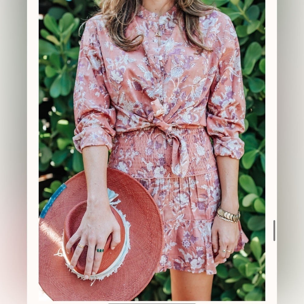 Perry Walker Collective top and skirt set sz M